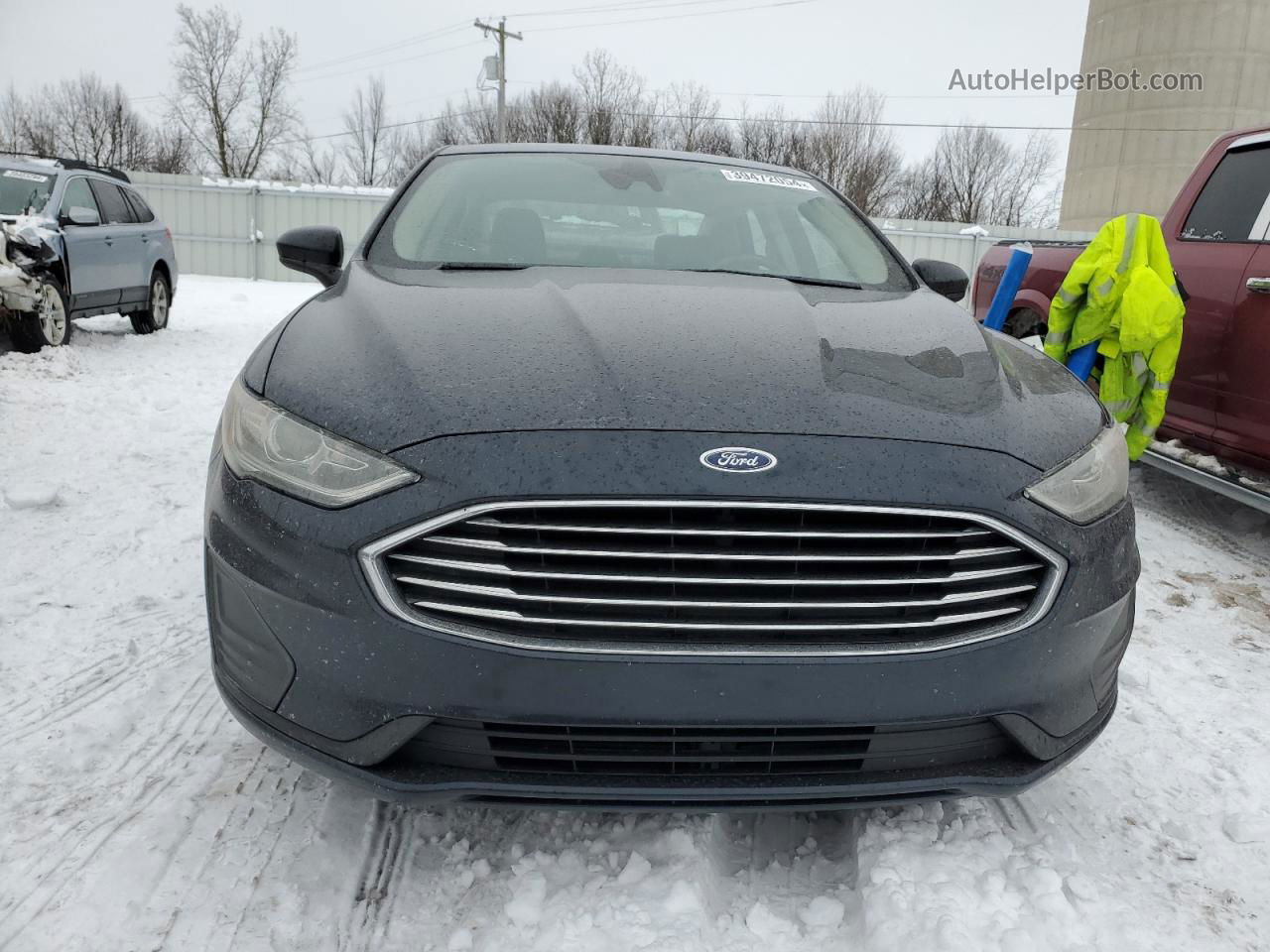 2020 Ford Fusion Se Black vin: 3FA6P0LU2LR110773