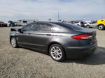 2020 Ford Fusion Se Gray vin: 3FA6P0LU2LR267395