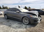 2020 Ford Fusion Se Gray vin: 3FA6P0LU2LR267395