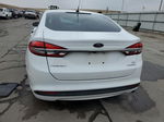 2018 Ford Fusion Se Hybrid White vin: 3FA6P0LU3JR141723