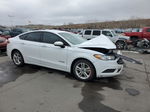 2018 Ford Fusion Se Hybrid White vin: 3FA6P0LU3JR141723