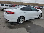 2018 Ford Fusion Se Hybrid White vin: 3FA6P0LU3JR141723