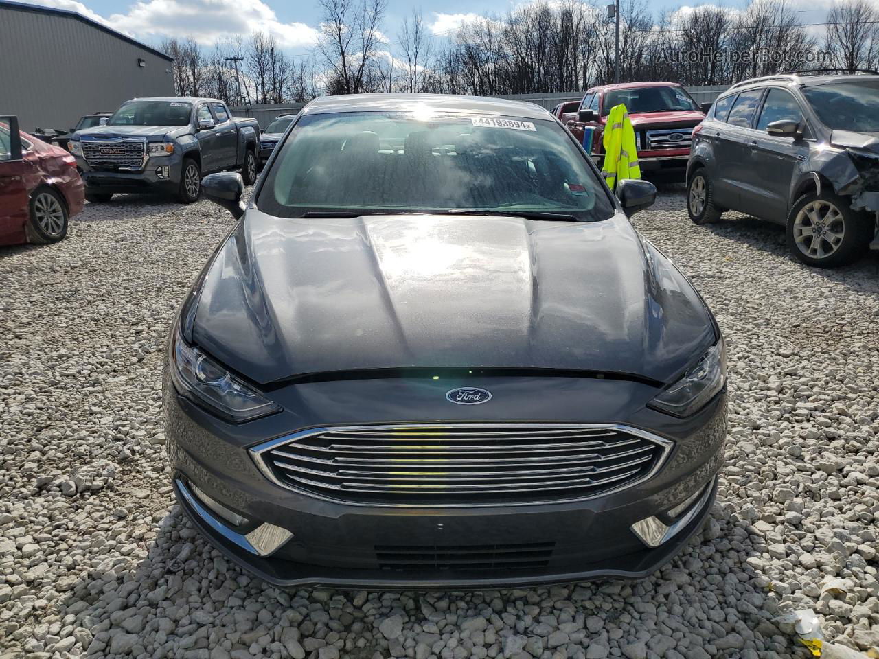 2018 Ford Fusion Se Hybrid Угольный vin: 3FA6P0LU3JR255849