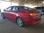 2018 Ford Fusion Se Hybrid Red vin: 3FA6P0LU3JR257455