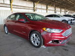 2018 Ford Fusion Se Hybrid Red vin: 3FA6P0LU3JR257455