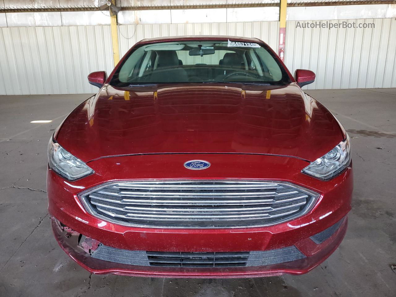 2018 Ford Fusion Se Hybrid Red vin: 3FA6P0LU3JR257455