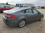 2018 Ford Fusion Se Hybrid Gray vin: 3FA6P0LU3JR268925