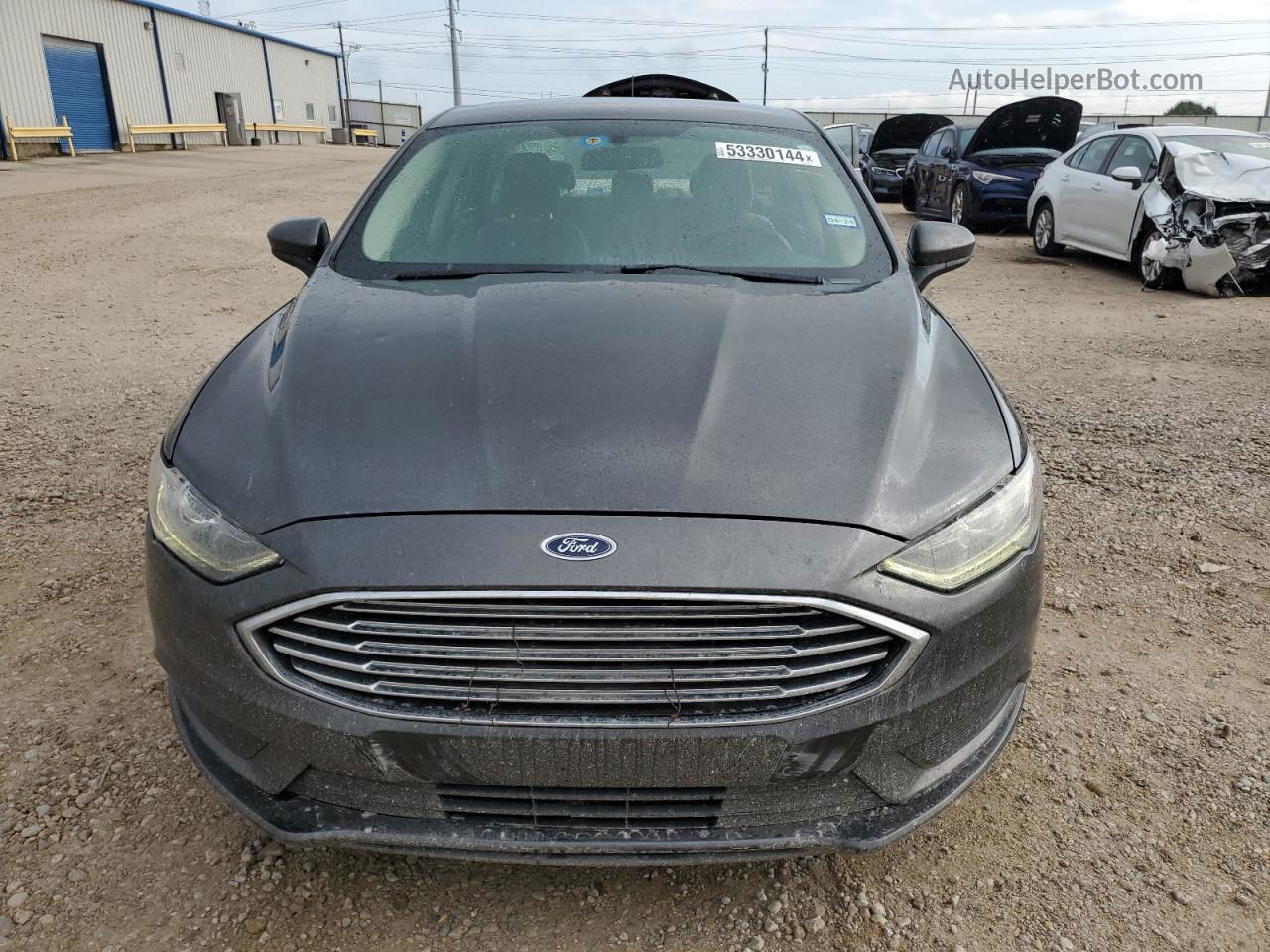 2018 Ford Fusion Se Hybrid Серый vin: 3FA6P0LU3JR268925