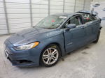 2018 Ford Fusion Se Hybrid Blue vin: 3FA6P0LU3JR269606