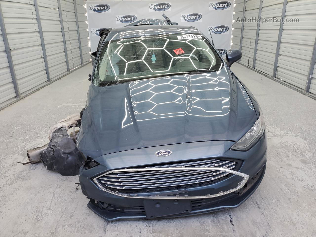 2018 Ford Fusion Se Hybrid Синий vin: 3FA6P0LU3JR269606