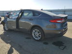 2019 Ford Fusion Se Gray vin: 3FA6P0LU3KR104432