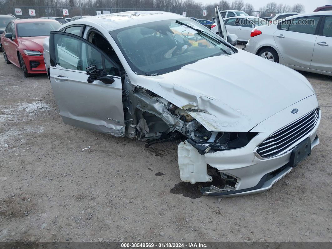 2019 Ford Fusion Hybrid Se Silver vin: 3FA6P0LU3KR105418