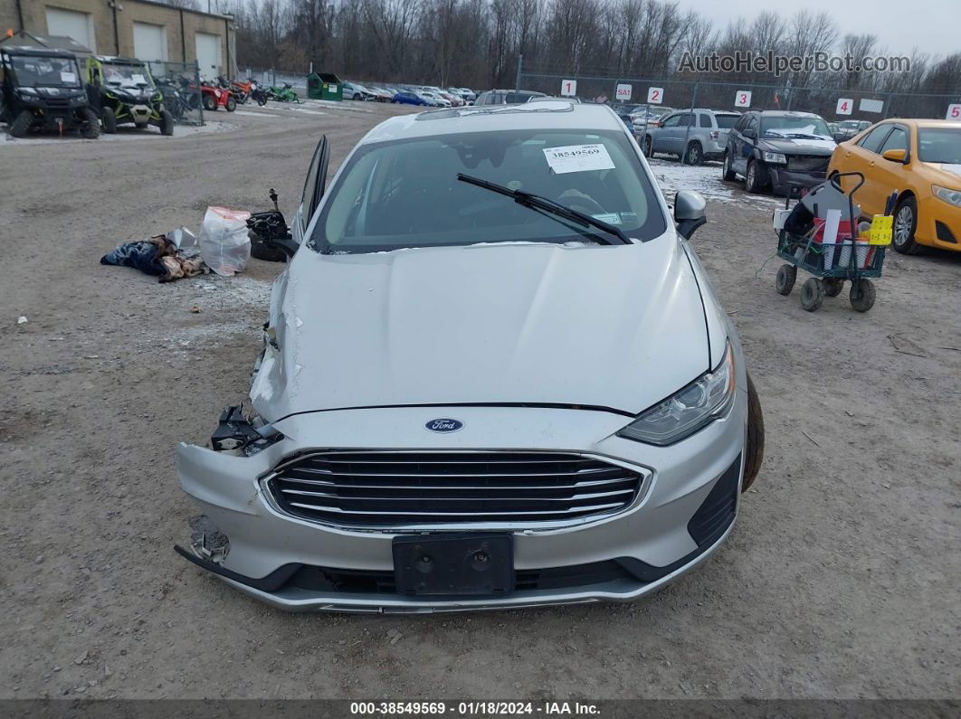 2019 Ford Fusion Hybrid Se Silver vin: 3FA6P0LU3KR105418