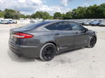 2019 Ford Fusion Se Gray vin: 3FA6P0LU3KR151296