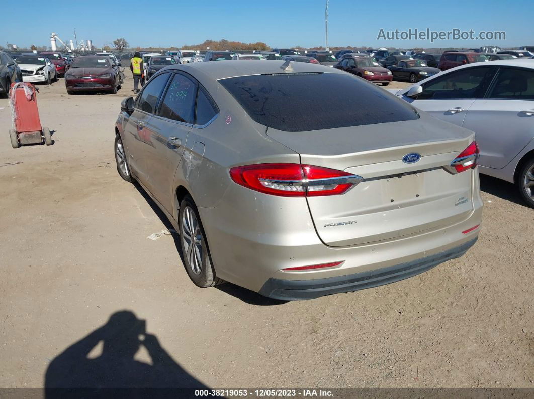 2019 Ford Fusion Hybrid Se Gold vin: 3FA6P0LU3KR263872