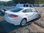 2019 Ford Fusion Hybrid Se White vin: 3FA6P0LU3KR267131