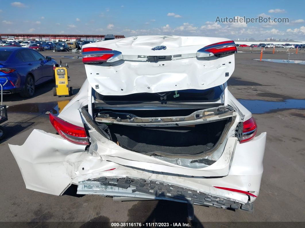 2019 Ford Fusion Hybrid Se White vin: 3FA6P0LU3KR284558