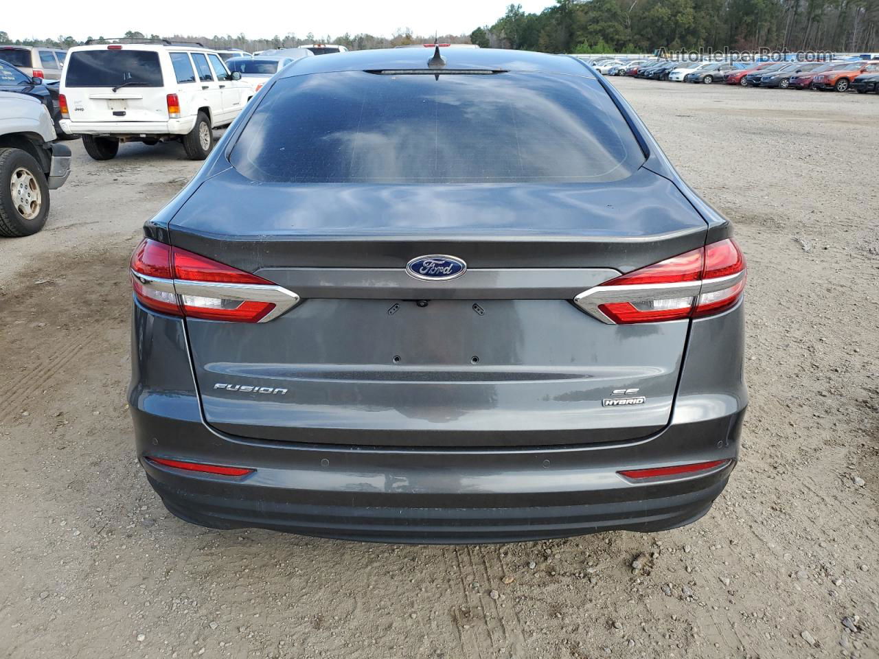 2020 Ford Fusion Se Серый vin: 3FA6P0LU3LR263954