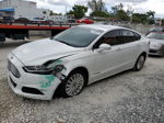 2013 Ford Fusion Se Hybrid White vin: 3FA6P0LU4DR236960