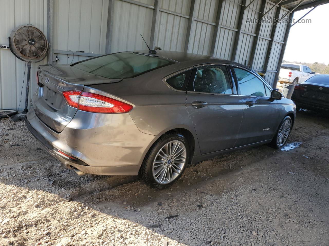 2013 Ford Fusion Se Hybrid Gray vin: 3FA6P0LU4DR252320