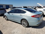 2014 Ford Fusion Se Hybrid Blue vin: 3FA6P0LU4ER169391