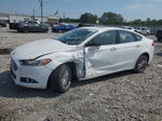 2014 Ford Fusion Se Hybrid White vin: 3FA6P0LU4ER227127