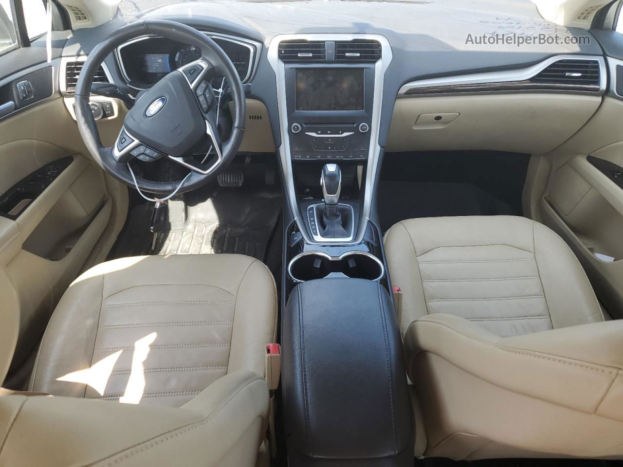 2014 Ford Fusion Se Hybrid Белый vin: 3FA6P0LU4ER227127