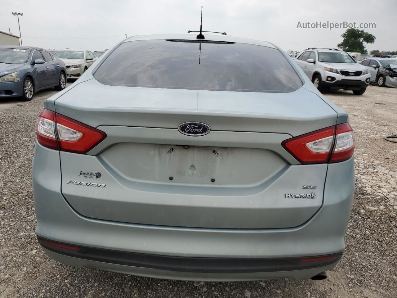 2014 Ford Fusion Se Hybrid Silver vin: 3FA6P0LU4ER350541