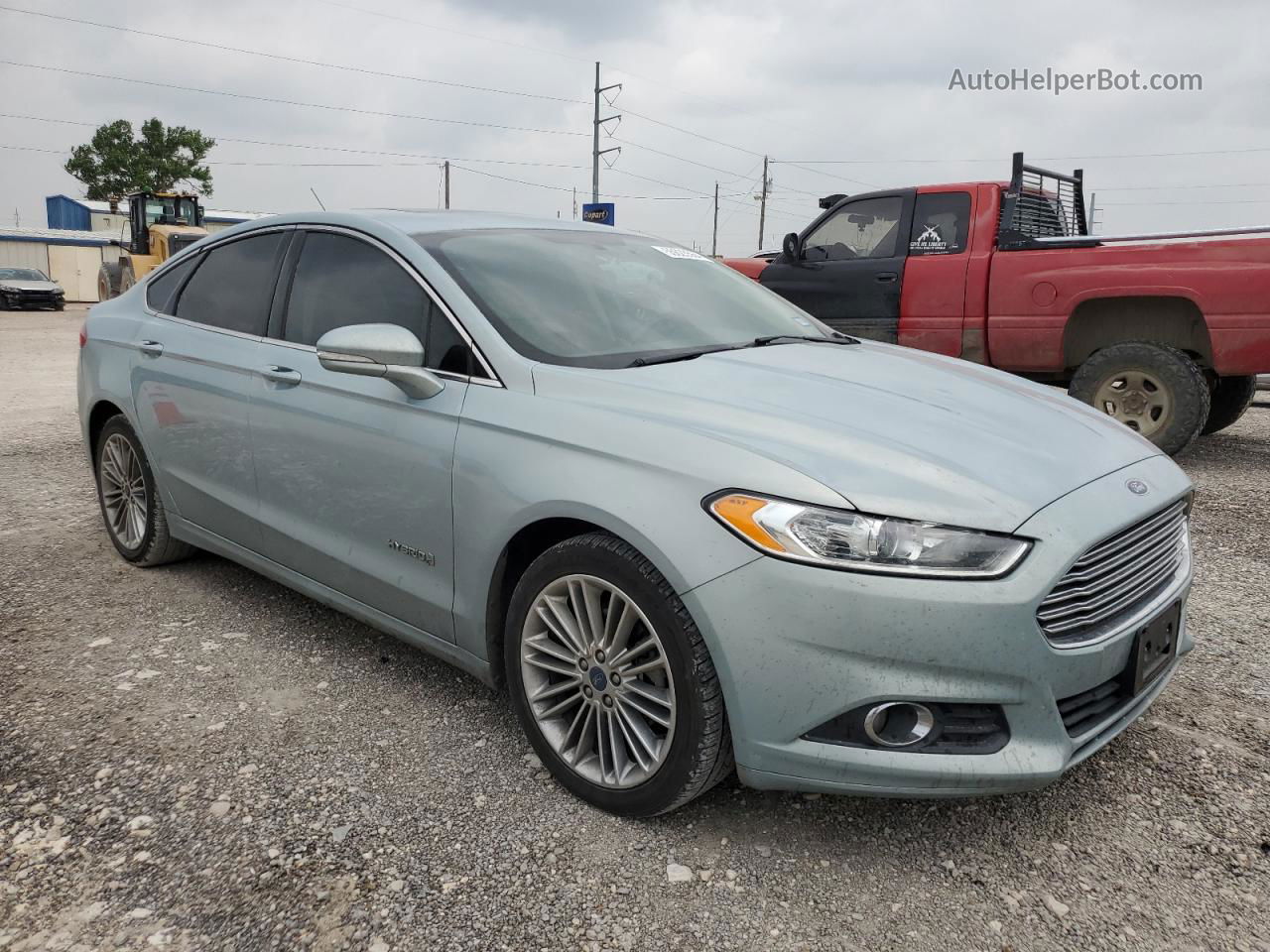 2014 Ford Fusion Se Hybrid Silver vin: 3FA6P0LU4ER350541