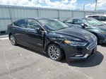 2017 Ford Fusion Se Hybrid Black vin: 3FA6P0LU4HR241758