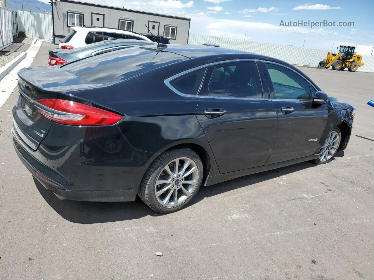 2017 Ford Fusion Se Hybrid Black vin: 3FA6P0LU4HR241758