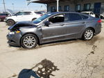 2017 Ford Fusion Se Hybrid Gray vin: 3FA6P0LU4HR275747