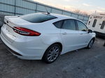 2017 Ford Fusion Se Hybrid White vin: 3FA6P0LU4HR307452