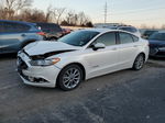 2017 Ford Fusion Se Hybrid White vin: 3FA6P0LU4HR307452