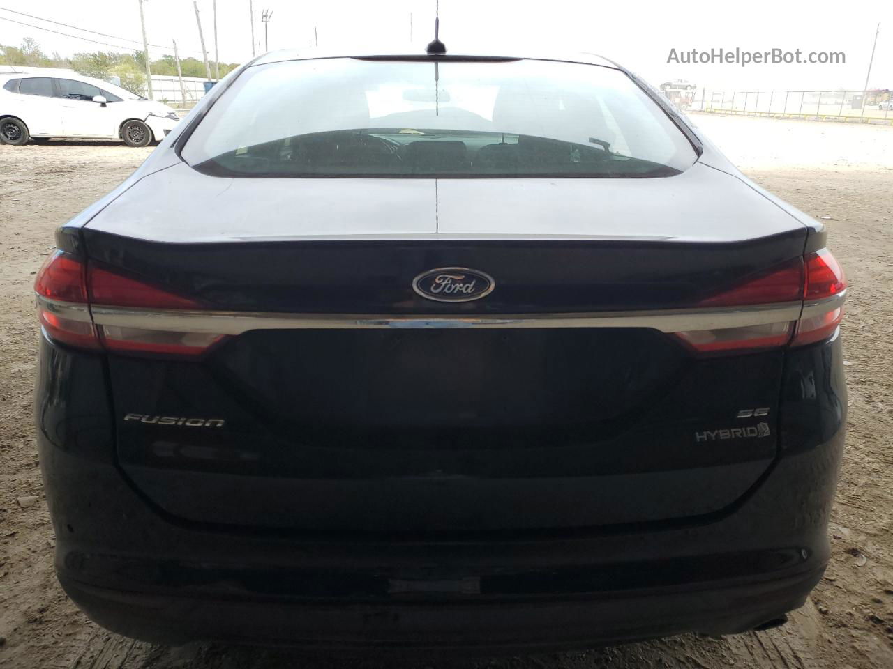 2017 Ford Fusion Se Hybrid Black vin: 3FA6P0LU4HR318385