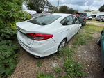 2018 Ford Fusion Se Hybrid White vin: 3FA6P0LU4JR137230