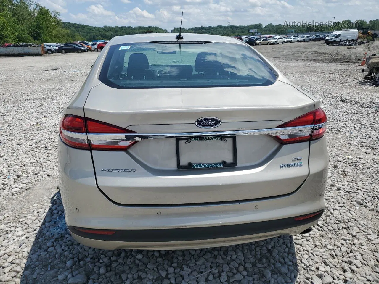 2018 Ford Fusion Se Hybrid Gold vin: 3FA6P0LU4JR163181