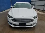 2018 Ford Fusion Se Hybrid White vin: 3FA6P0LU4JR269694