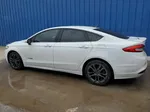 2018 Ford Fusion Se Hybrid White vin: 3FA6P0LU4JR269694