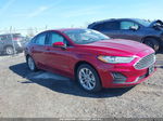 2019 Ford Fusion Hybrid Se Red vin: 3FA6P0LU4KR128819