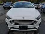 2019 Ford Fusion Se White vin: 3FA6P0LU4KR138086