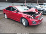 2019 Ford Fusion Hybrid Se Red vin: 3FA6P0LU4KR187742