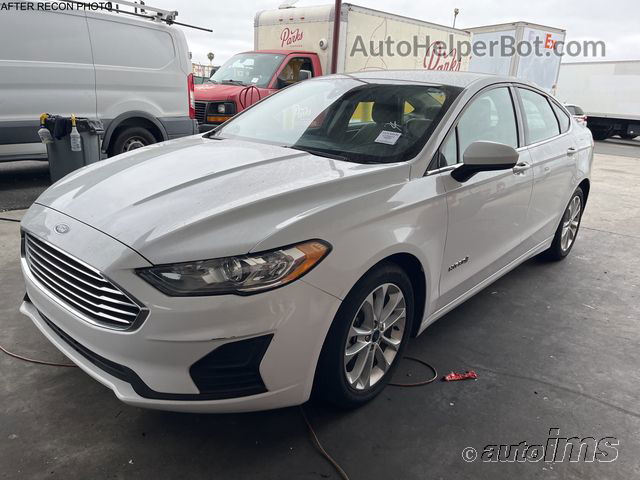 2019 Ford Fusion Se vin: 3FA6P0LU4KR259264