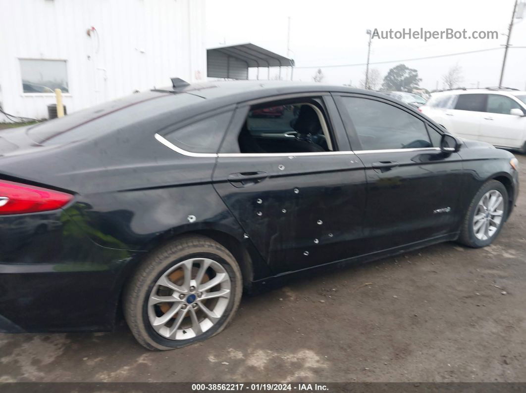 2019 Ford Fusion Hybrid Se Black vin: 3FA6P0LU4KR261743