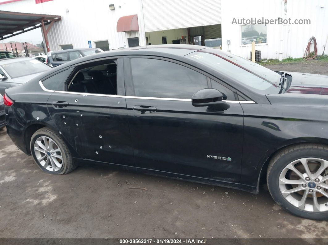 2019 Ford Fusion Hybrid Se Black vin: 3FA6P0LU4KR261743