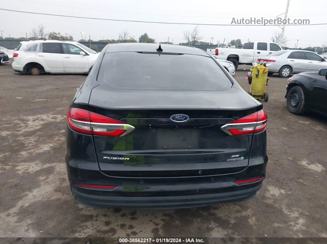 2019 Ford Fusion Hybrid Se Black vin: 3FA6P0LU4KR261743