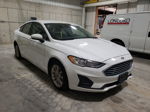 2019 Ford Fusion Se White vin: 3FA6P0LU4KR278476