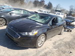 2020 Ford Fusion Se Black vin: 3FA6P0LU4LR222524