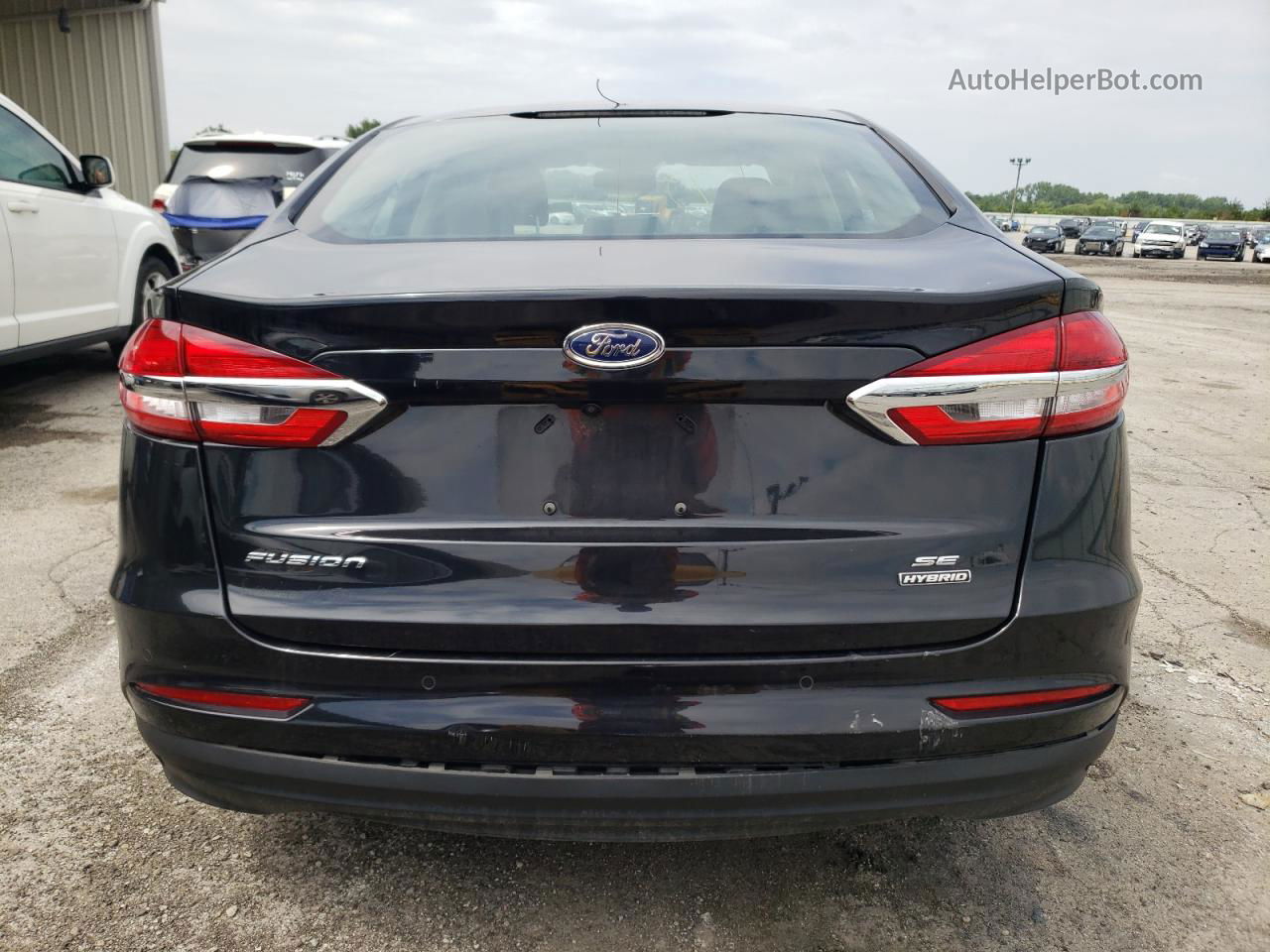 2020 Ford Fusion Se Black vin: 3FA6P0LU4LR228341