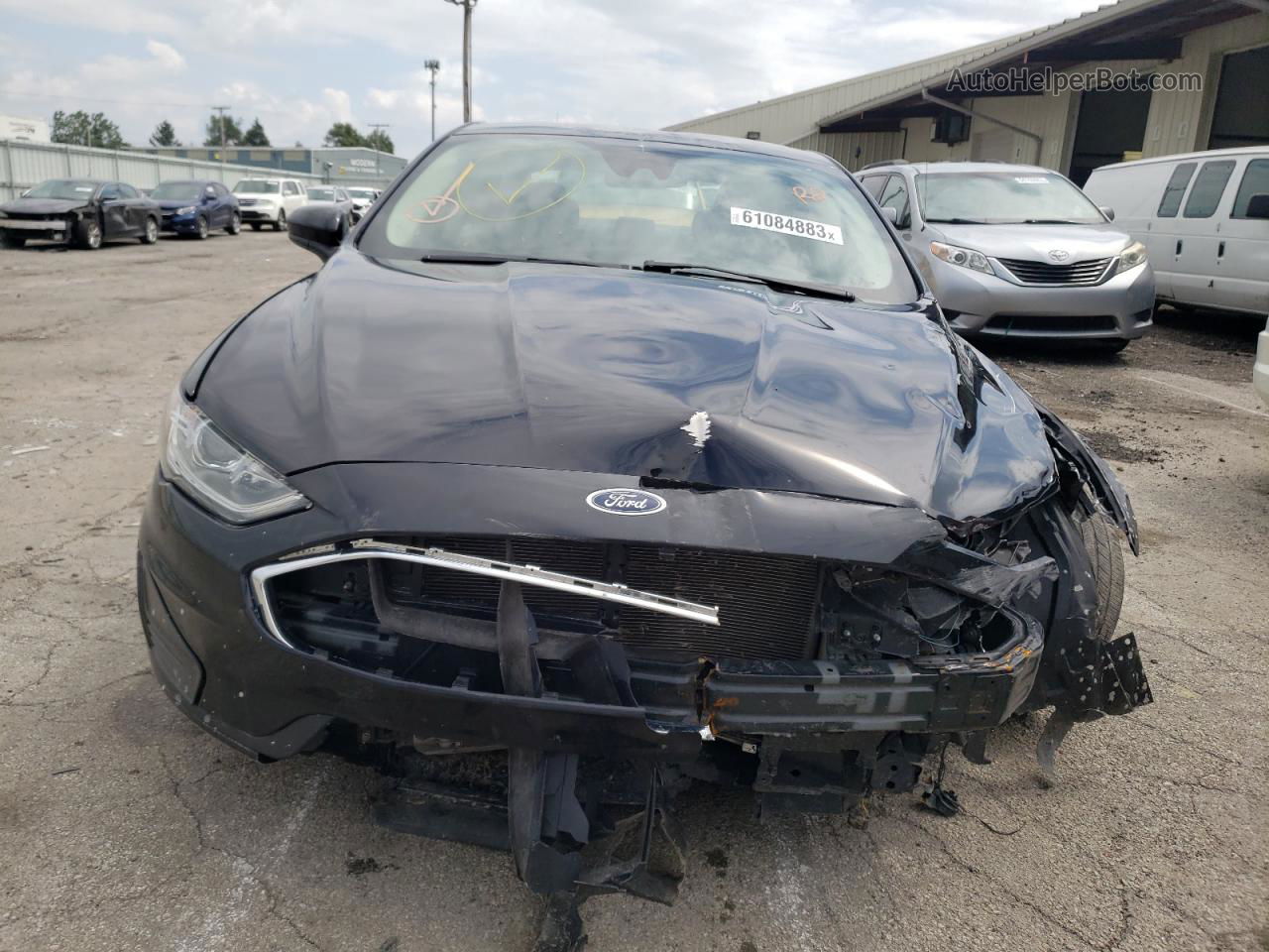 2020 Ford Fusion Se Black vin: 3FA6P0LU4LR228341